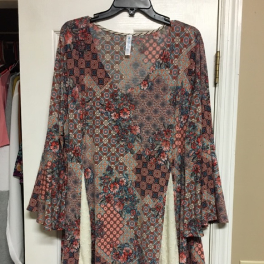 Floral and Lace Dress